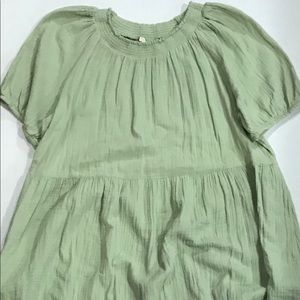 NWOT Universal Thread Green Summer Dress Sz L